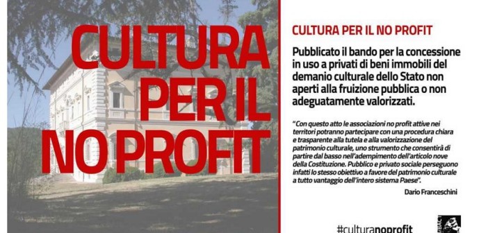 cultura-no-profit-bando-ministero